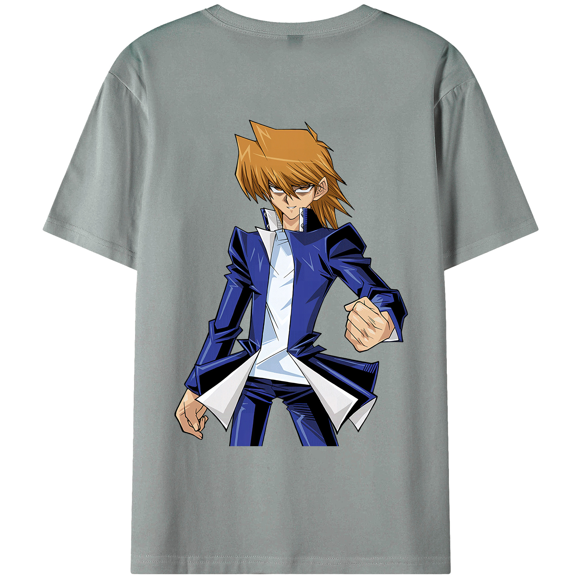 （画像用） 遊☆戯☆王 Yu-Gi-Oh! 綿100％ メンズ半袖Tシャツ（バックプリント） 通気性